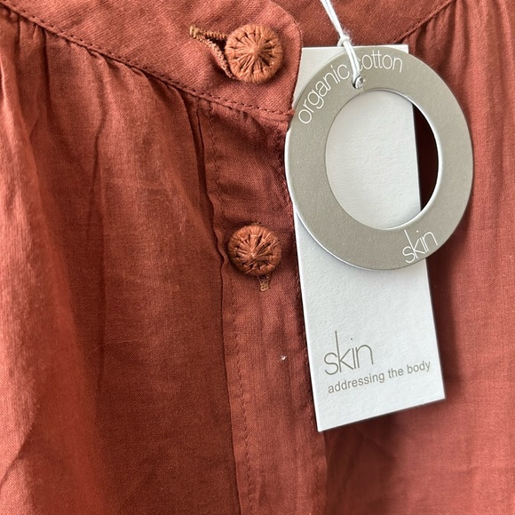 Skin Worldwide Brea caftan color sea breeze oversized swim cover up size 5 xxl - Picture 4 of 6